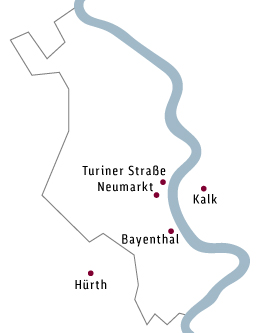 Karte UPK-Standorte
